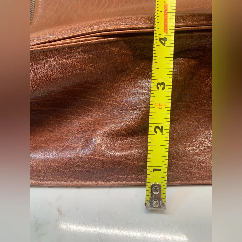 Visconti London Brown Leather Messenger Bag